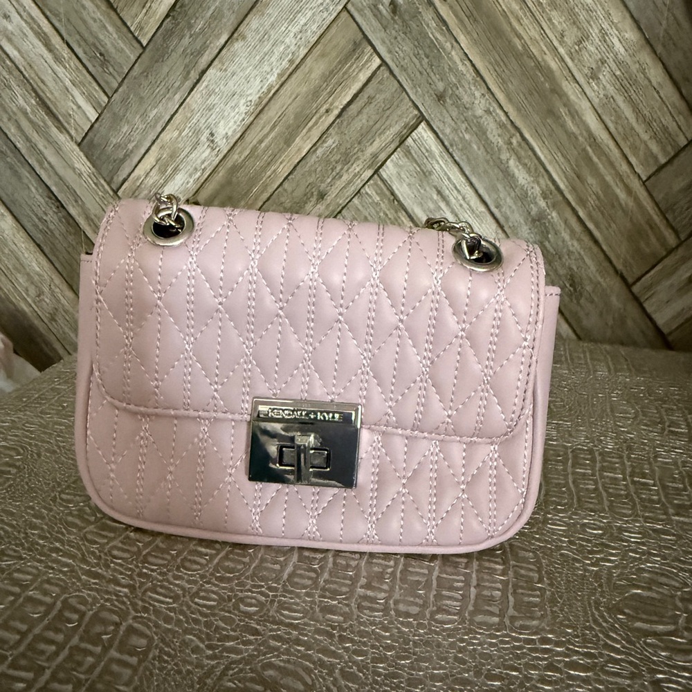 Kendall & Kylie Light Pink Quilted Shoulder Bag